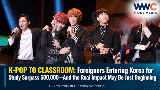 K-POP TO CLASSROOM: Foreigners Entering Korea for Study Surpass 500,000—And the Real Impact May Be Just Beginning