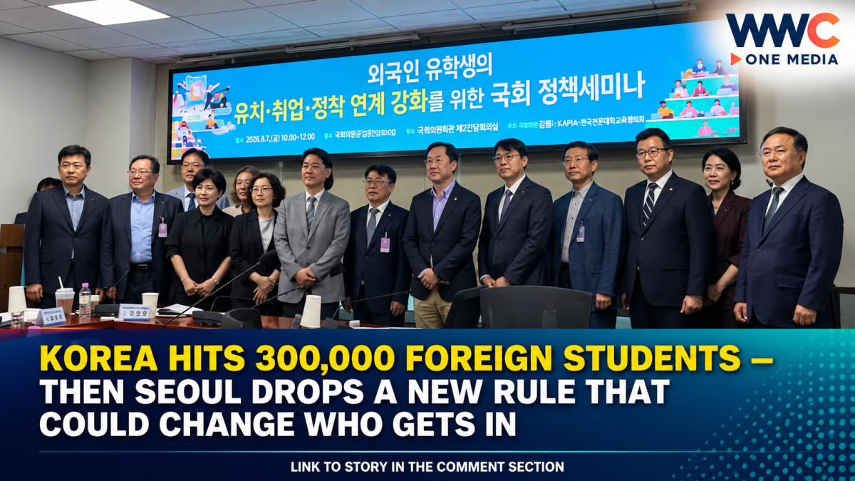 Korea Hits 300,000 Foreign Students — Then Seoul Drops A New Rule That Could Change Who Gets In