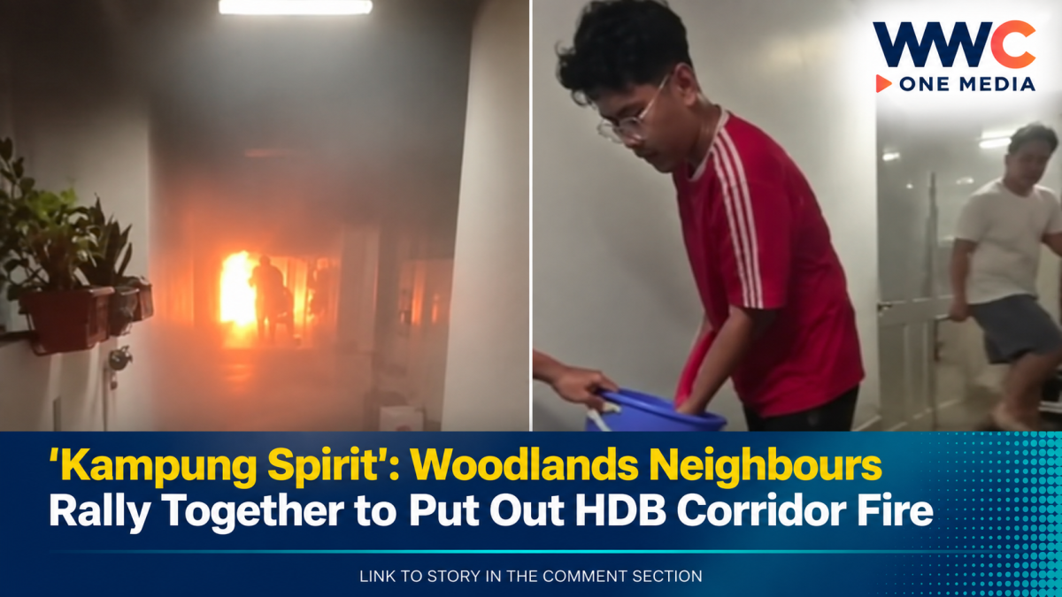 ‘Kampung Spirit’: Woodlands Neighbours Rally Together to Put Out HDB Corridor Fire