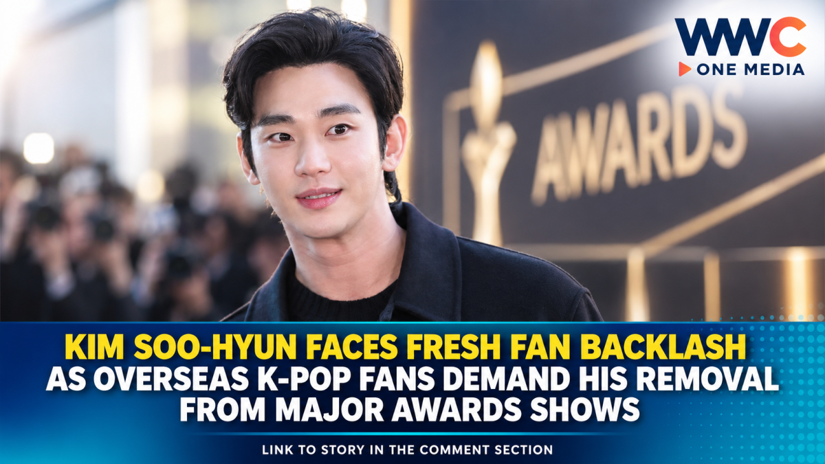 Kim Soo-hyun Faces Fresh Fan Backlash as Overseas K-pop Fans Demand His Removal From Major Awards Shows