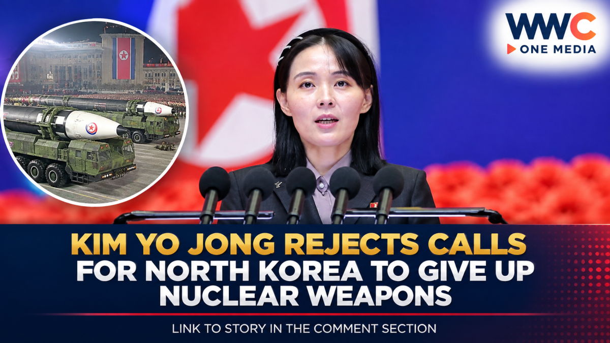 Kim Yo Jong Rejects Calls for North Korea to Give Up Nuclear Weapons