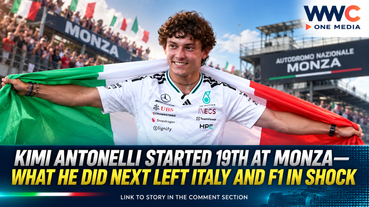 Kimi Antonelli Started 19th at Monza—What He Did Next Left Italy and F1 in Shock