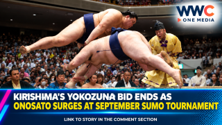 Kirishima’s Yokozuna Bid Ends as Onosato Surges at September Sumo Tournament