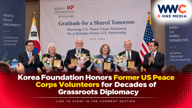 Korea Foundation Honors Former US Peace Corps Volunteers for Decades of Grassroots Diplomacy