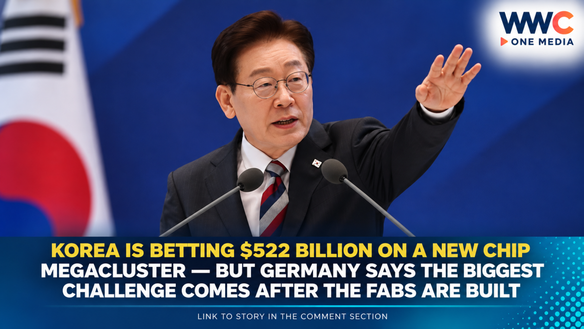 Korea Is Betting $522 Billion on a New Chip Megacluster — But Germany Says the Biggest Challenge Comes After the Fabs Are Built