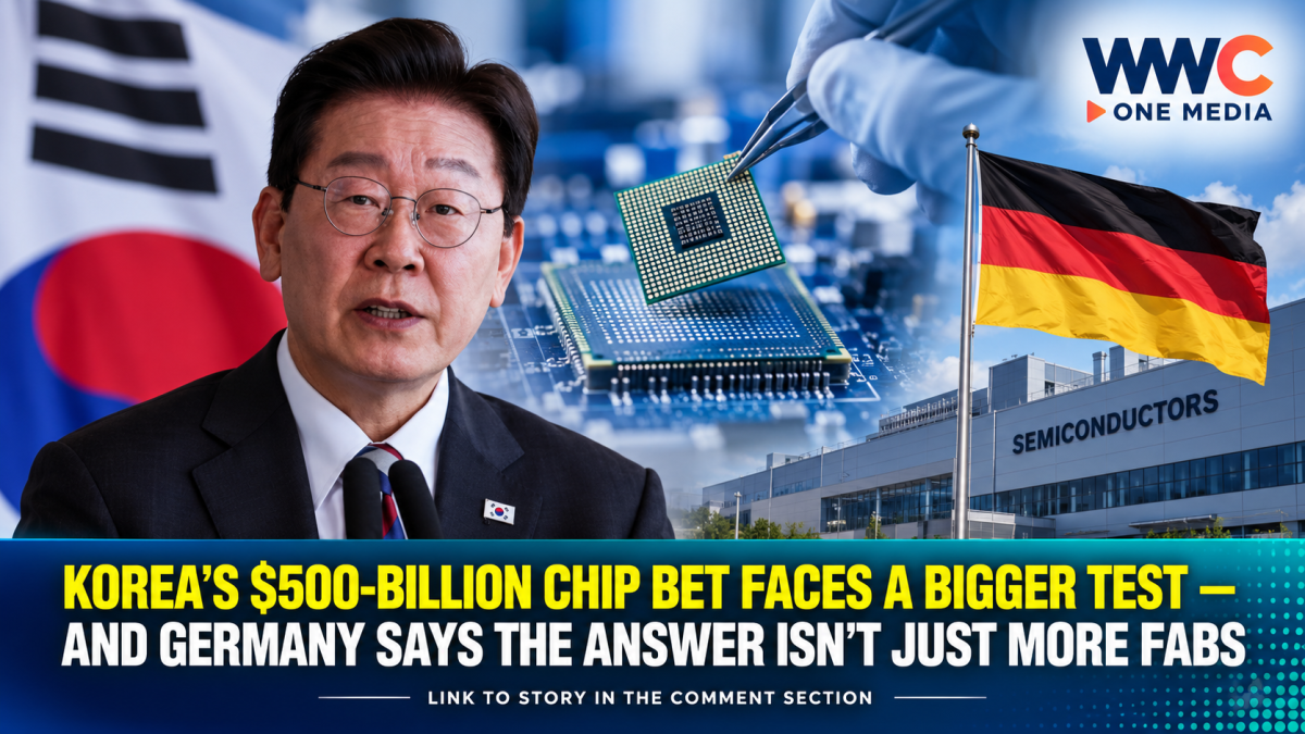 Korea’s $500-Billion Chip Bet Faces a Bigger Test — And Germany Says the Answer Isn’t Just More Fabs