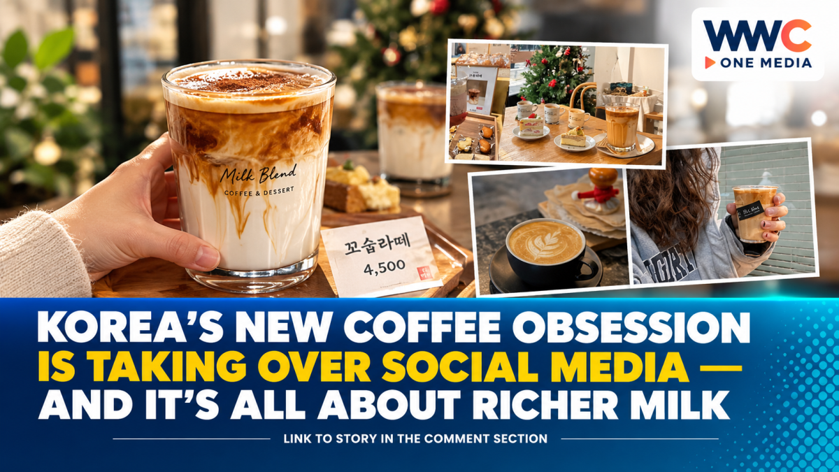 Korea’s New Coffee Obsession Is Taking Over Social Media — And It’s All About Richer Milk