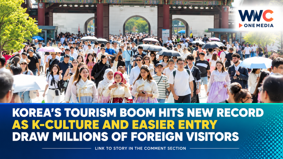 Korea’s Tourism Boom Hits New Record as K-Culture and Easier Entry Draw Millions of Foreign Visitors