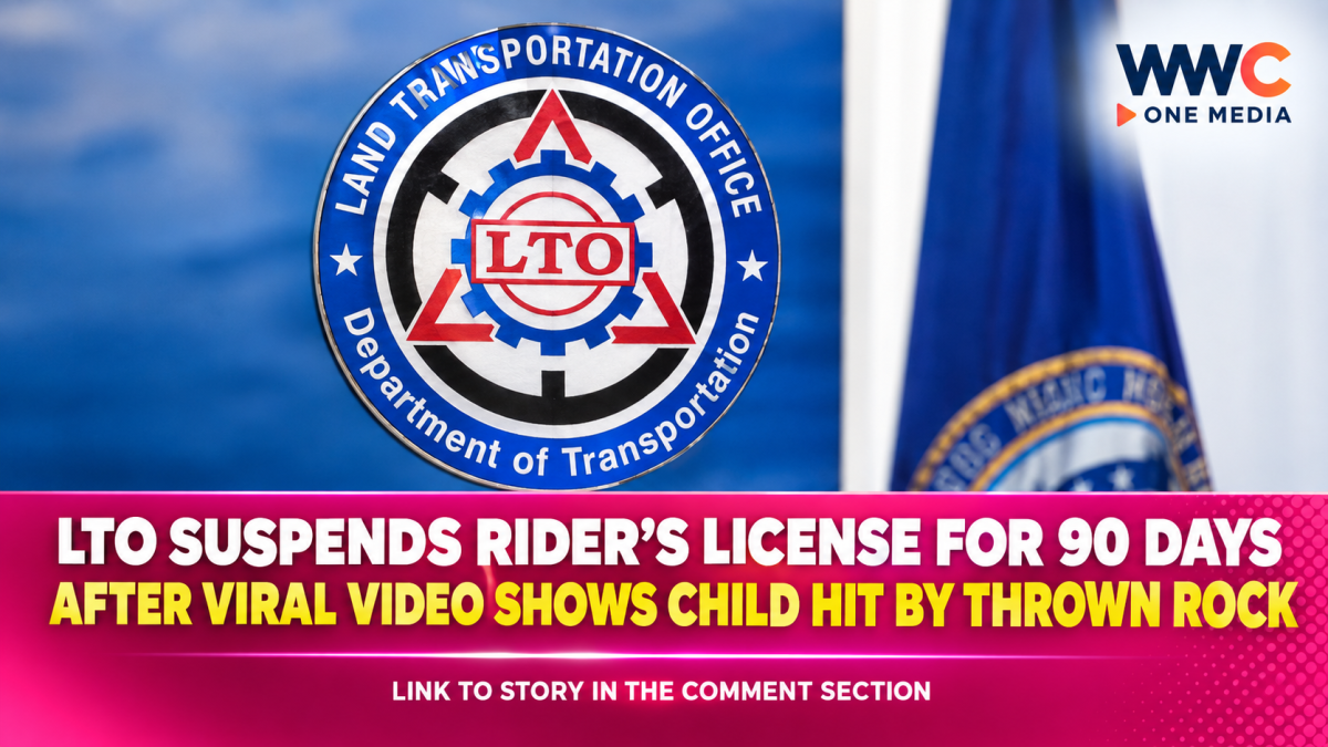 LTO Suspends Rider’s License for 90 Days After Viral Video Shows Child Hit by Thrown Rock