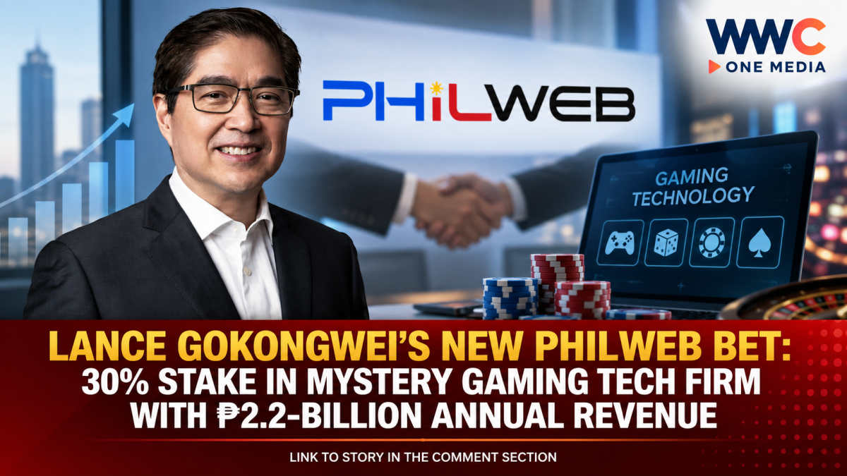 Lance Gokongwei’s New PhilWeb Bet: 30% Stake in Mystery Gaming Tech Firm With ₱2.2-Billion Annual Revenue