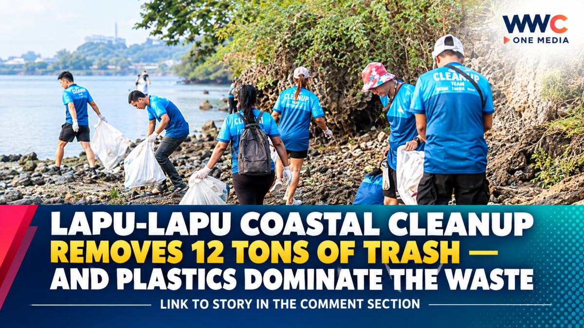 Lapu-Lapu Coastal Cleanup Removes 12 Tons of Trash — And Plastics Dominate the Waste