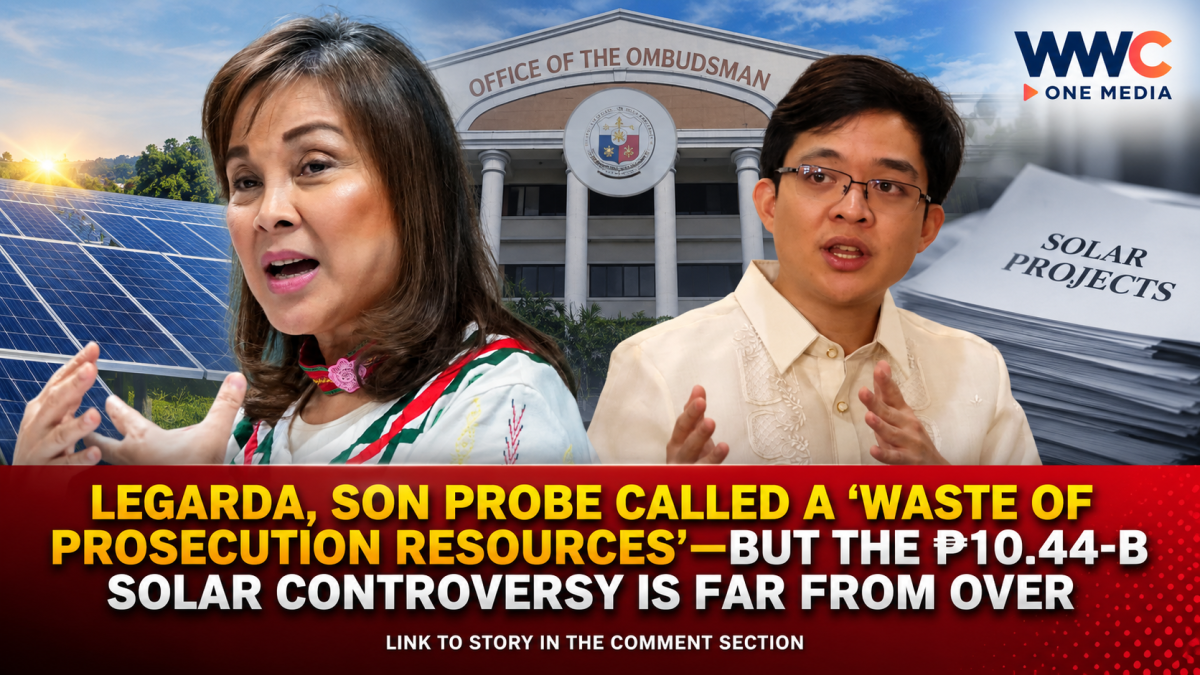 Legarda, Son Probe Called a ‘Waste of Prosecution Resources’—But the ₱10.44-B Solar Controversy Is Far From Over