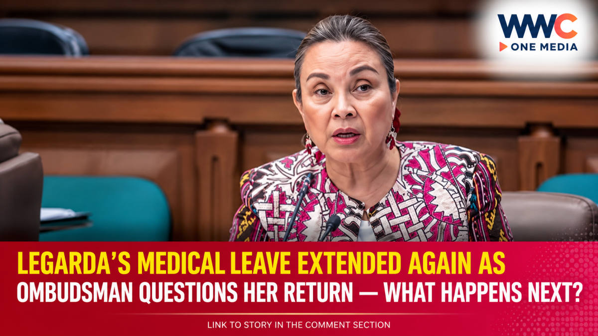 Legarda’s Medical Leave Extended Again as Ombudsman Questions Her Return — What Happens Next?