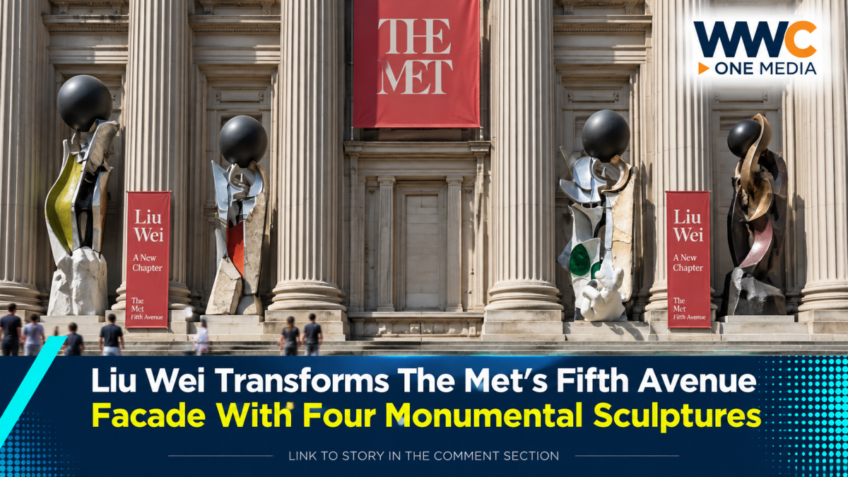 Liu Wei Transforms The Met’s Fifth Avenue Facade With Four Monumental Sculptures