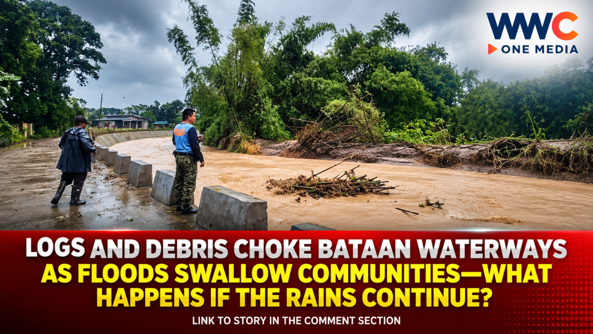 Logs and Debris Choke Bataan Waterways as Floods Swallow Communities—What Happens If the Rains Continue?