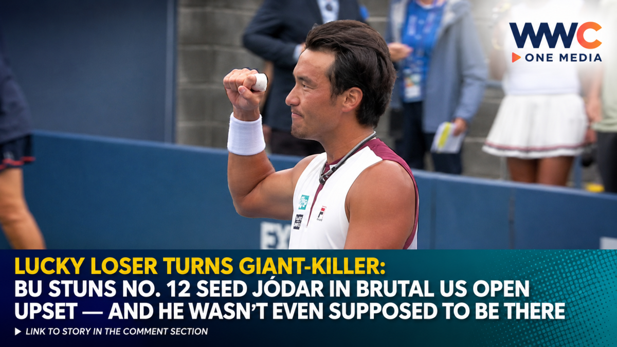 LUCKY LOSER TURNS GIANT-KILLER: Bu Stuns No. 12 Seed Jódar in Brutal US Open Upset — And He Wasn’t Even Supposed to Be There