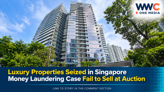 Luxury Properties Seized in Singapore Money Laundering Case Fail to Sell at Auction