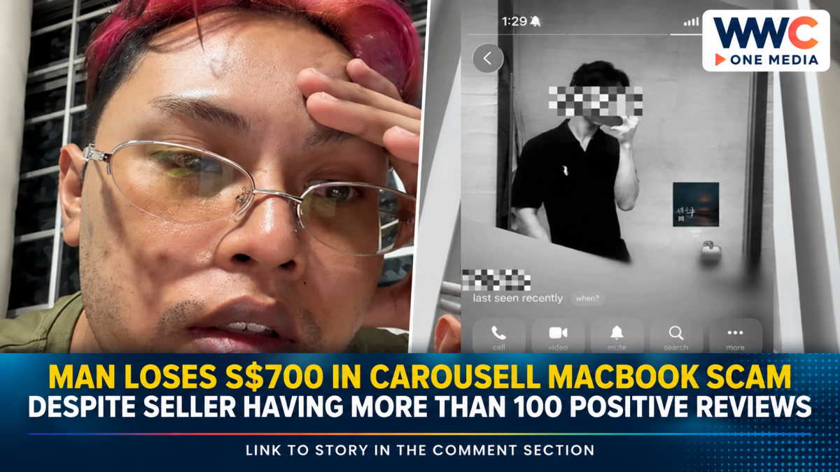 Man Loses S$700 in Carousell MacBook Scam Despite Seller Having More Than 100 Positive Reviews