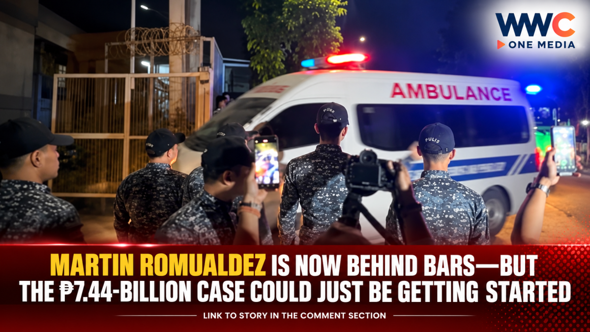 MARTIN ROMUALDEZ IS NOW BEHIND BARS—BUT THE ₱7.44-BILLION CASE COULD JUST BE GETTING STARTED