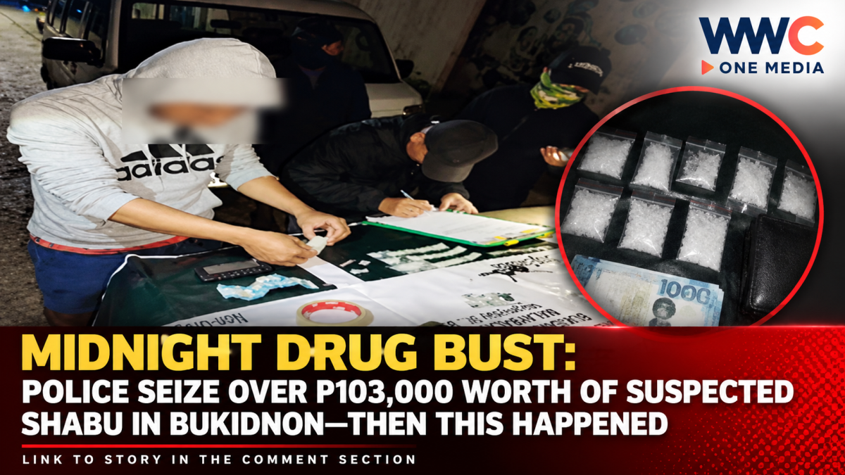 MIDNIGHT DRUG BUST: Police Seize Over P103,000 Worth of Suspected Shabu in Bukidnon—Then This Happened