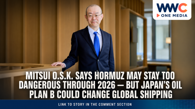 Mitsui O.S.K. Says Hormuz May Stay Too Dangerous Through 2026 — But Japan’s Oil Plan B Could Change Global Shipping