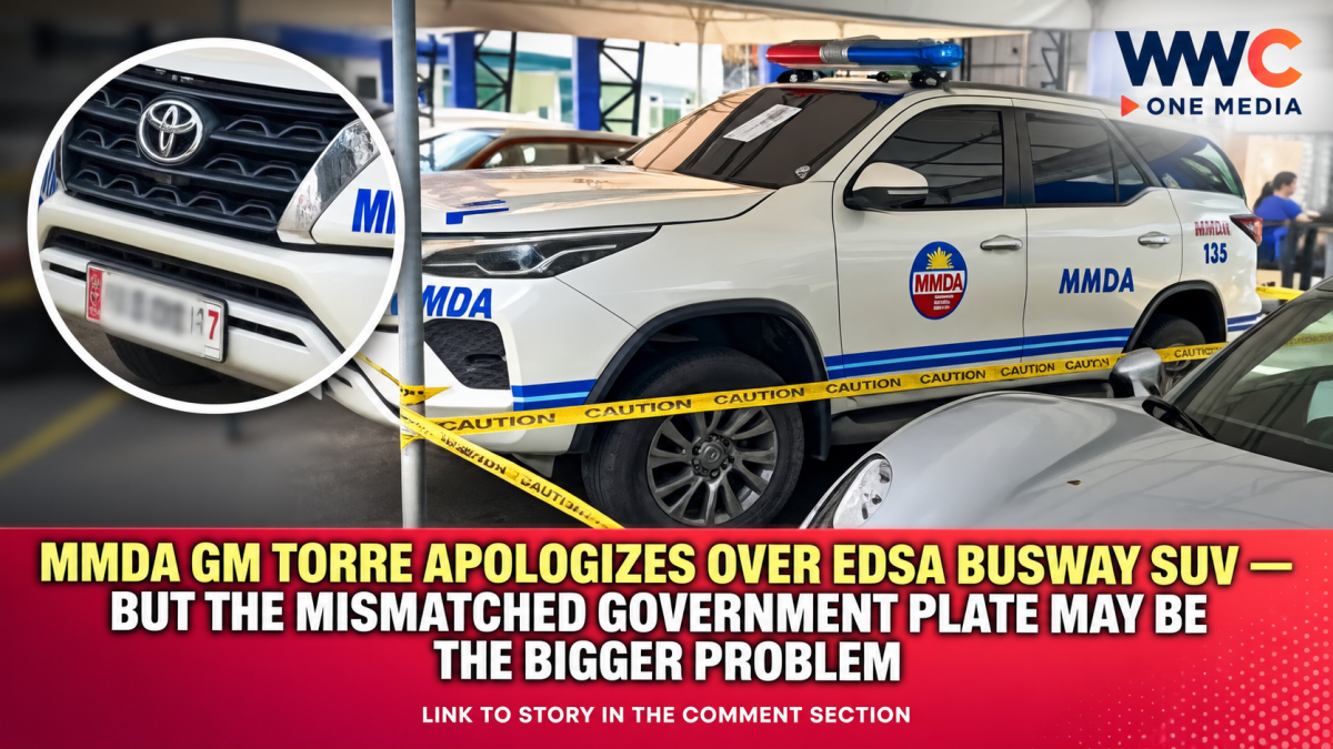 Strongest: MMDA GM Torre Apologizes Over EDSA Busway SUV — But the Mismatched Government Plate May Be the Bigger Problem