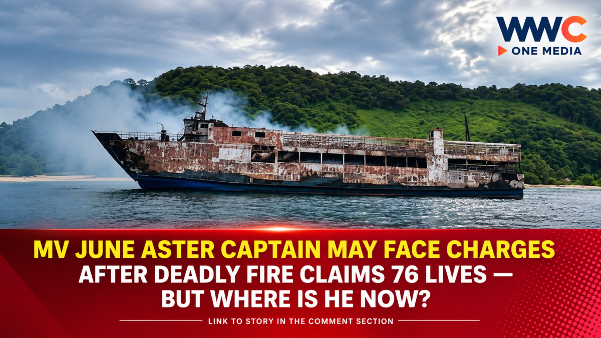 MV June Aster Captain May Face Charges After Deadly Fire Claims 76 Lives — But Where Is He Now?