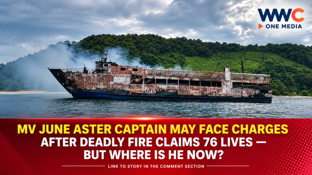 MV June Aster Captain May Face Charges After Deadly Fire Claims 76 Lives — But Where Is He Now?