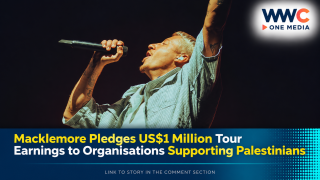 Macklemore Pledges US$1 Million Tour Earnings to Organisations Supporting Palestinians