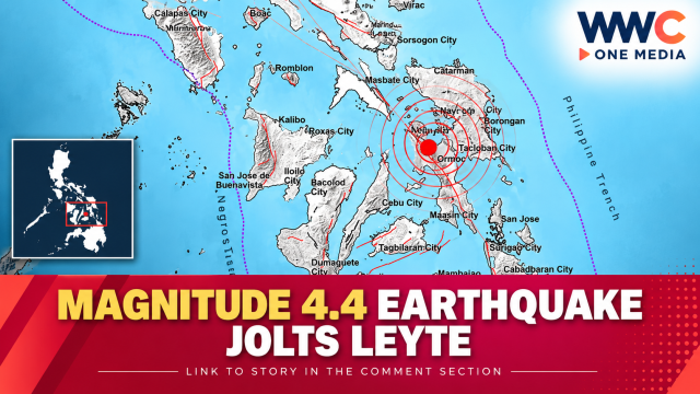 Magnitude 4.4 Earthquake Jolts Leyte