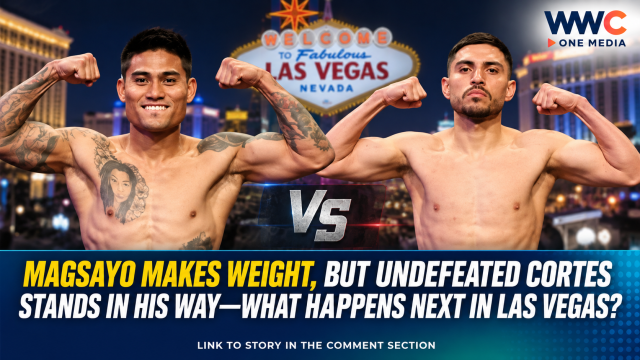 Magsayo Makes Weight, But Undefeated Cortes Stands in His Way—What Happens Next in Las Vegas?