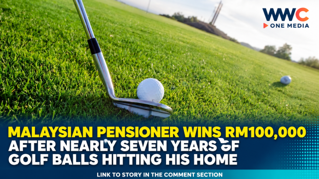 Malaysian Pensioner Wins RM100,000 After Nearly Seven Years of Golf Balls Hitting His Home