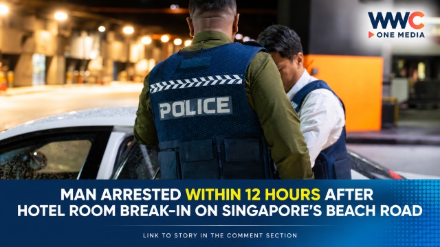 Man Arrested Within 12 Hours After Hotel Room Break-In on Singapore’s Beach Road