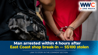Man Arrested Within 4 Hours After East Coast Shop Break-In — S$100 Stolen