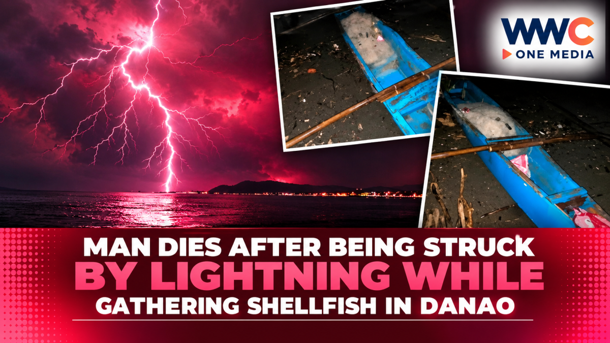 Man Dies After Being Struck by Lightning While Gathering Shellfish in Danao