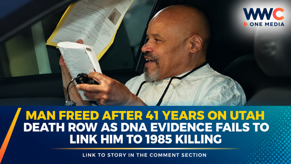 Man Freed After 41 Years on Utah Death Row as DNA Evidence Fails to Link Him to 1985 Killing
