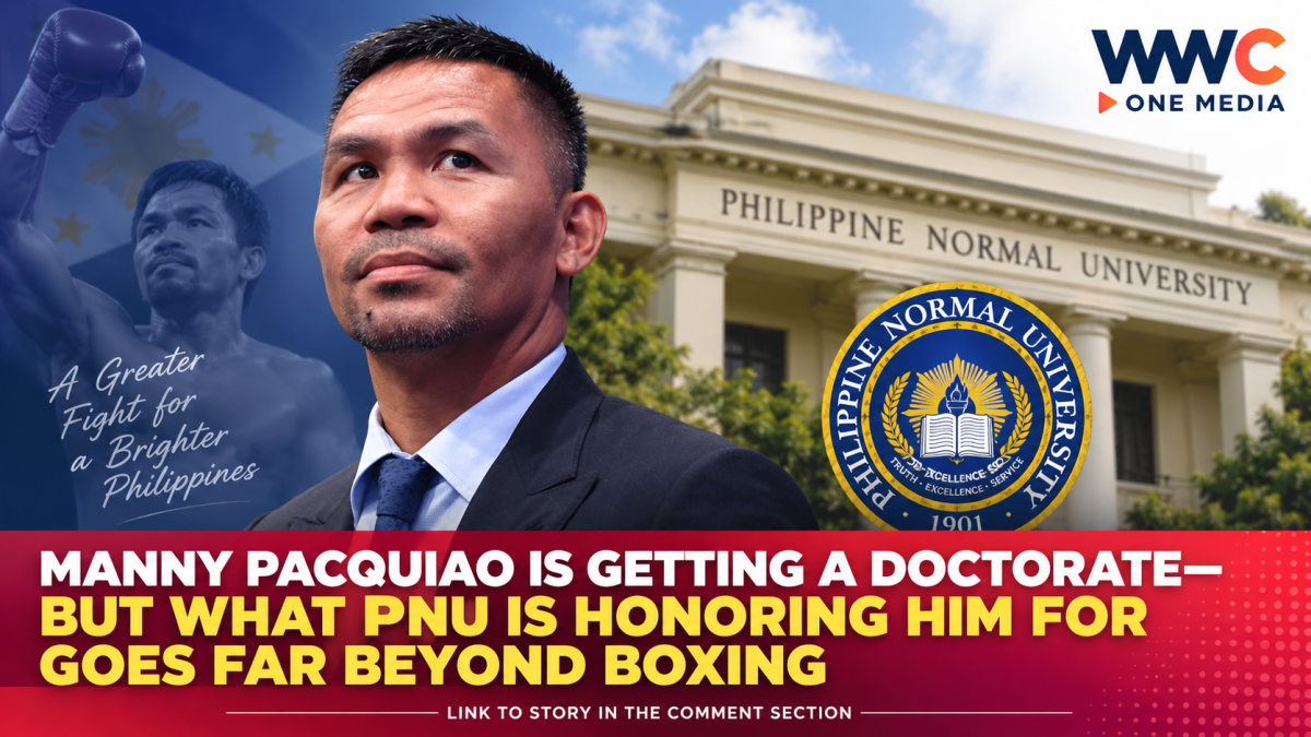 Manny Pacquiao Is Getting a Doctorate—But What PNU Is Honoring Him For Goes Far Beyond Boxing