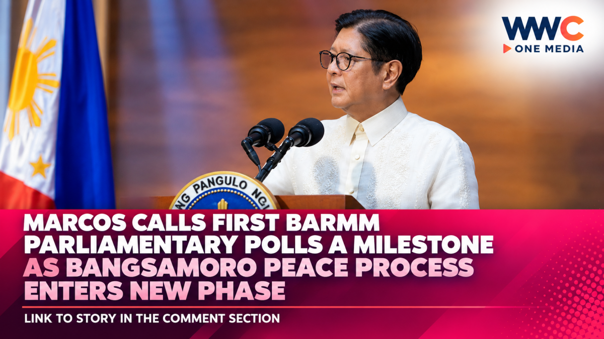 Marcos Calls First BARMM Parliamentary Polls a Milestone as Bangsamoro Peace Process Enters New Phase