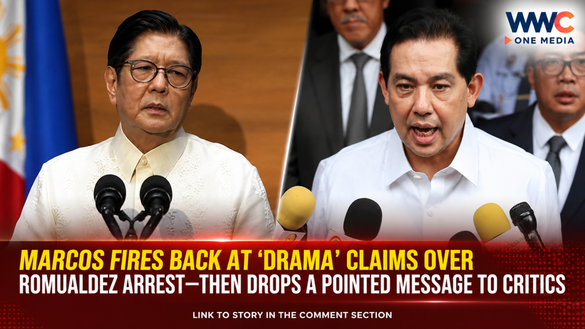 Marcos Fires Back at ‘Drama’ Claims Over Romualdez Arrest—Then Drops a Pointed Message to Critics