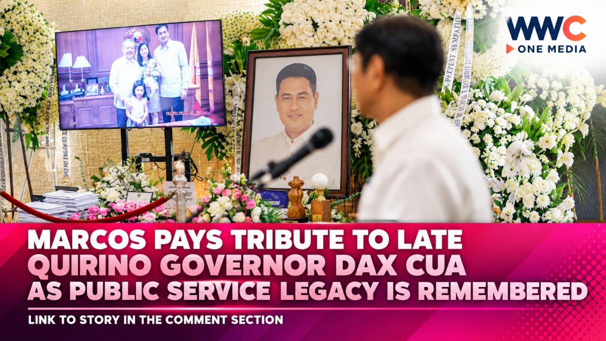 Marcos Pays Tribute to Late Quirino Governor Dax Cua as Public Service Legacy Is Remembered