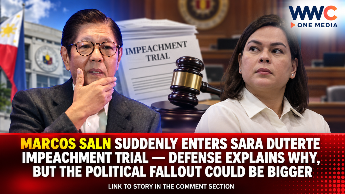 Marcos SALN Suddenly Enters Sara Duterte Impeachment Trial — Defense Explains Why, But the Political Fallout Could Be Bigger