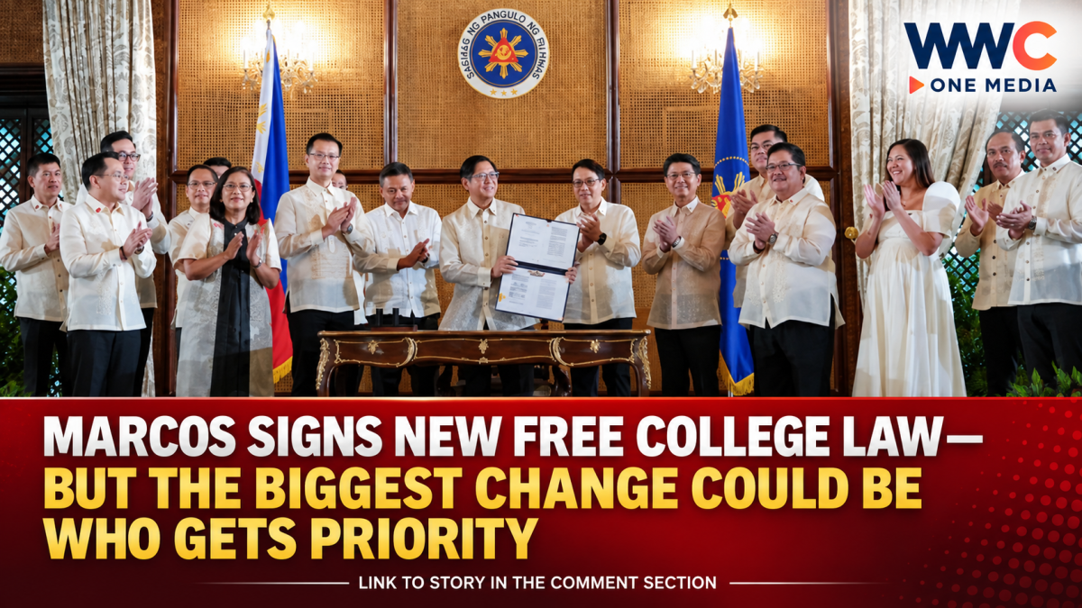 Marcos Signs New Free College Law—But the Biggest Change Could Be Who Gets Priority