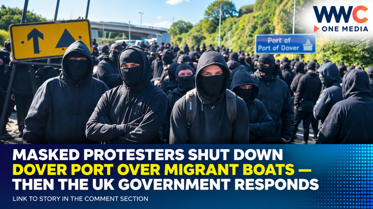 Masked Protesters Shut Down Dover Port Over Migrant Boats — Then the UK Government Responds