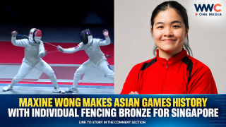 Maxine Wong Makes Asian Games History With Individual Fencing Bronze for Singapore