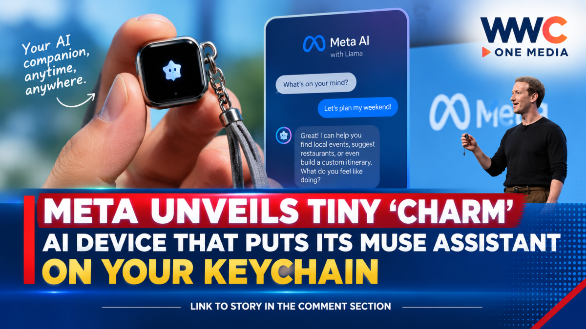 Meta Unveils Tiny ‘Charm’ AI Device That Puts Its Muse Assistant on Your Keychain