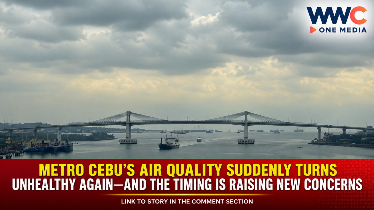 Metro Cebu’s Air Quality Suddenly Turns Unhealthy Again—And the Timing Is Raising New Concerns