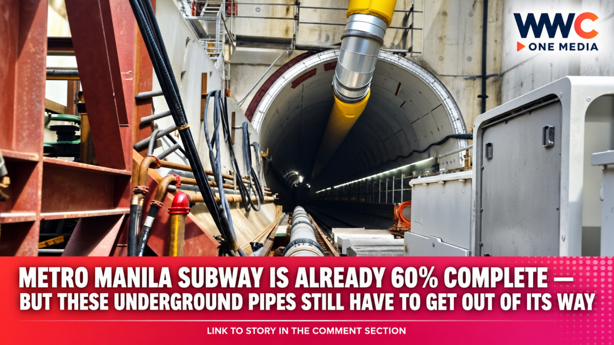 Metro Manila Subway Is Already 60% Complete — But These Underground Pipes Still Have to Get Out of Its Way