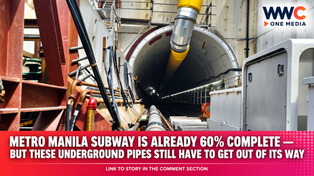 Metro Manila Subway Is Already 60% Complete — But These Underground Pipes Still Have to Get Out of Its Way