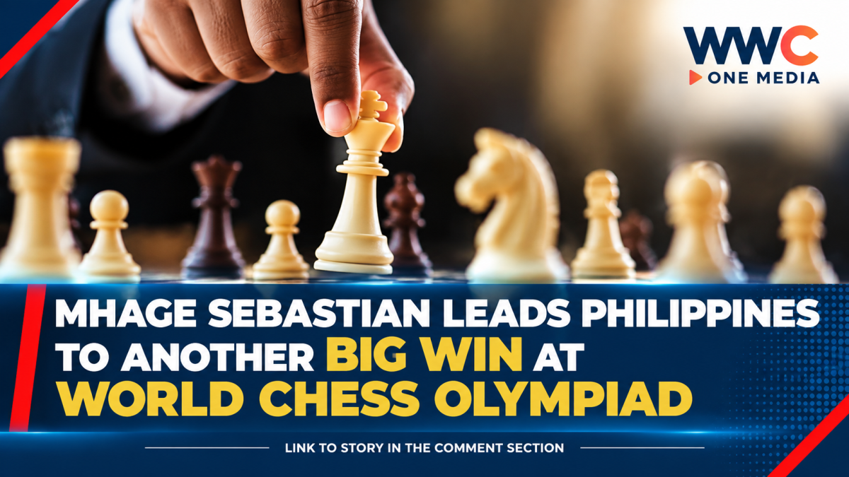 Mhage Sebastian Leads Philippines to Another Big Win at World Chess Olympiad