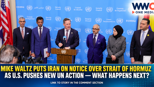 Mike Waltz Puts Iran on Notice Over Strait of Hormuz as U.S. Pushes New UN Action — What Happens Next?